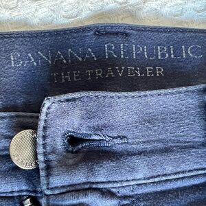 Banana Republic Dark Indigo Traveler Pants